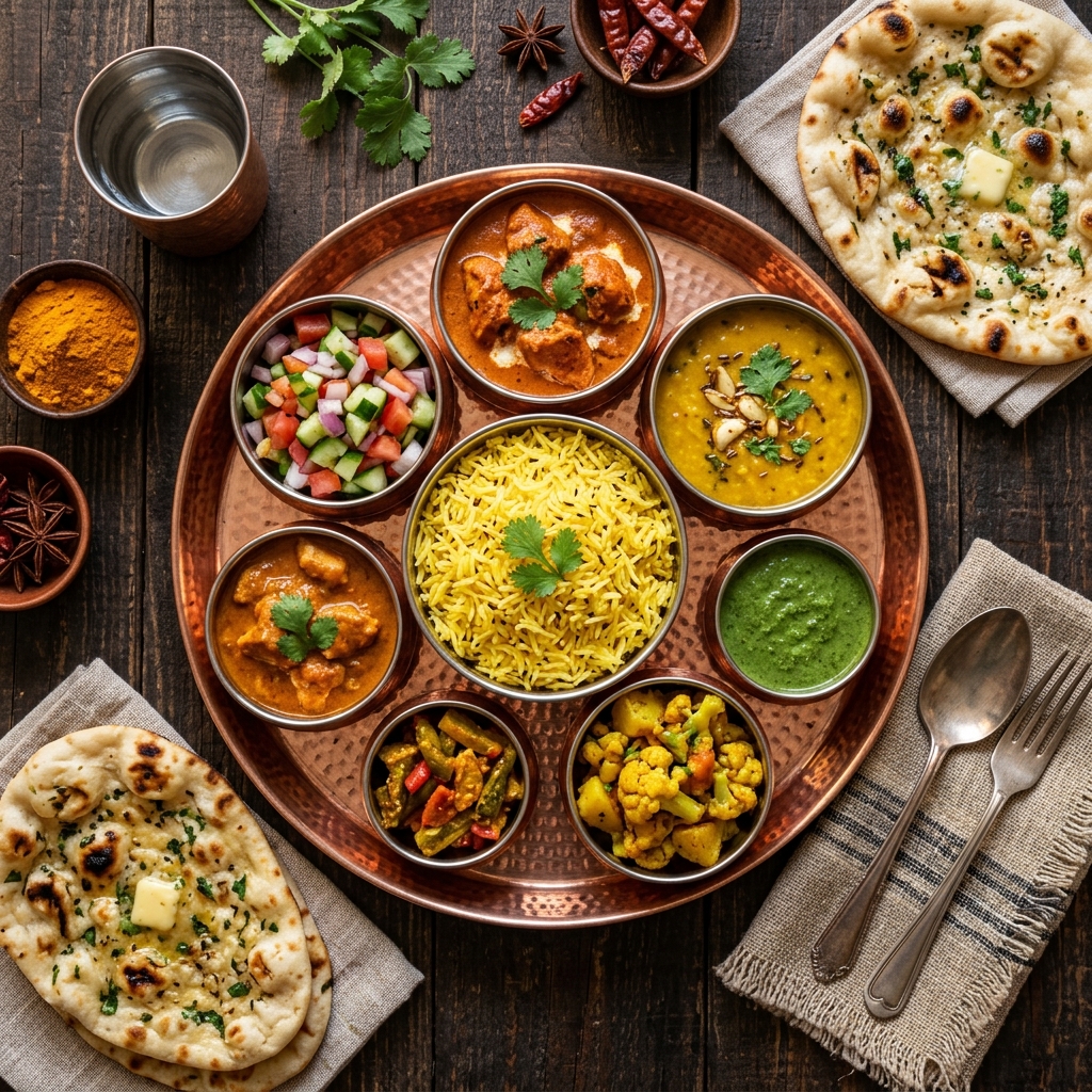 Indian Food Menu Mockup